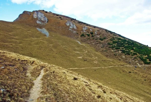 Trails for walking, hiking, sports and recreation on the slopes of the Sevelerberg and Werdenberg mountains, Sevelen - Canton of St. Gallen, Switzerland (Schweiz)