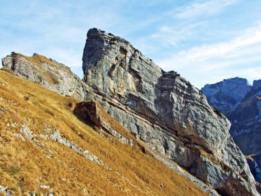 Alpstein dağ sırası ve Appenzellerland Turizm Bölgesi, Schwende - Appenzell Innerrhoden Kantonu (AI), İsviçre (Schweiz)