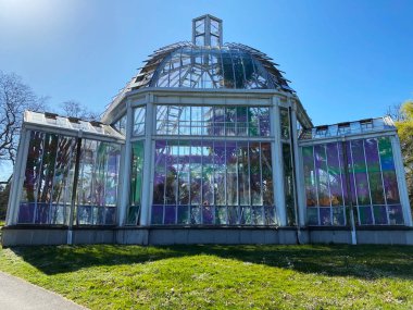 Ilıman Evi (Serre temperee), Cenevre şehrinin Konservatuarı ve Botanik Bahçesi (Conservatoire et Jardin Botaniques) - İsviçre (Suisse)