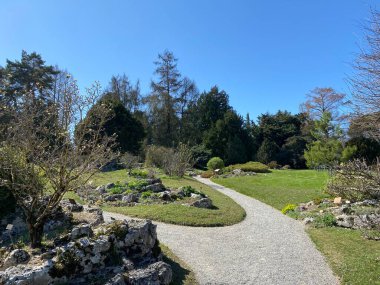 Taş ya da Rocailles, Cenevre Şehri Konservatuarı ve Botanik Bahçesi (Konservatuar et Jardin botaniques de la Ville de Geneve) - İsviçre (Suisse))