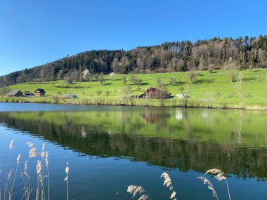 Egolzwilersee Gölü veya Egolzwiler Gölü, Egolzwil - İsviçre Lucerne Kantonu (Schweiz)