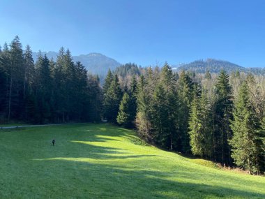 İsviçre dağ kütlesi Pilatus, Schwarzenberg LU - Lucerne Kantonu (Kanton Luzern), İsviçre (Schweiz)