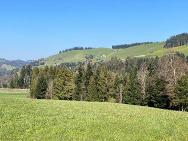 İsviçre dağ kütlesi Pilatus, Schwarzenberg LU - Lucerne Kantonu (Kanton Luzern), İsviçre (Schweiz)