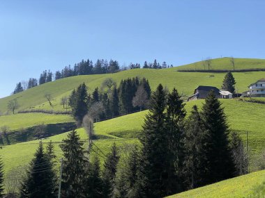 İsviçre dağ kütlesi Pilatus, Schwarzenberg LU - Lucerne Kantonu (Kanton Luzern), İsviçre (Schweiz)