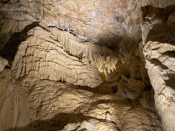 Die Grotten Von Vallorbe Oder Grotte Orbe Kanton Waadt Schweiz — Stockfoto