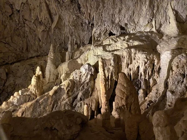 Die Grotten Von Vallorbe Oder Grotte Orbe Kanton Waadt Schweiz — Stockfoto