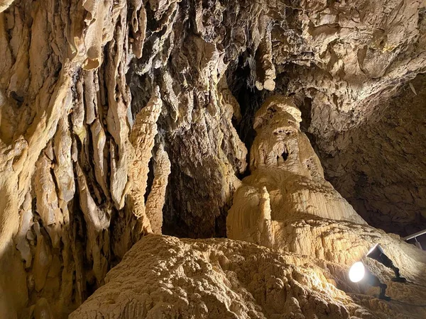 Jaskinie Vallorbe Lub Grotte Orbe Grottes Vallorbe Lub Die Grotten — Zdjęcie stockowe