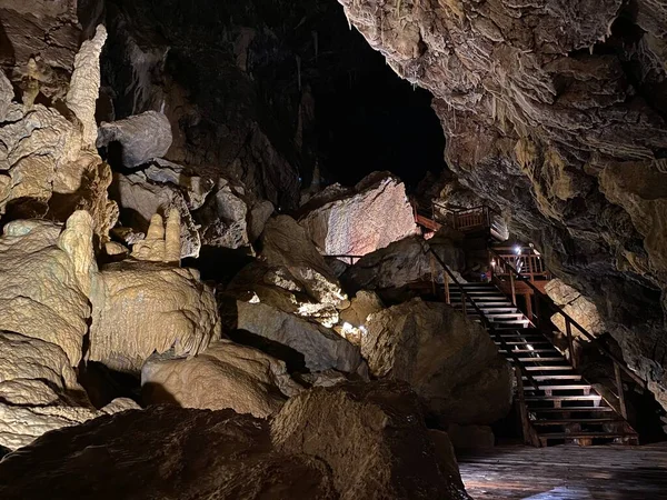 Grottorna Vallorbe Eller Grotte Orbe Grottes Vallorbe Eller Die Grotten — Stockfoto