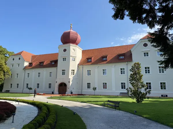 Castillo Turkovic Kutjevo Castillo Eslavonia Croacia Dvorac Turkovic Isusovacki Dvorac — Foto de Stock