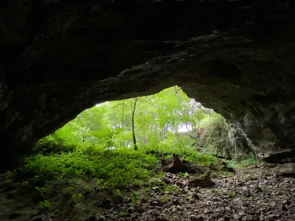 Höhle Zagorska Pec Oder Zagorska Höhle Desmerice Ogulin Kroatien Spilja — Stockfoto