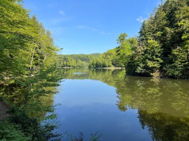 Yapay Trakoscan Gölü (Zagorje, Hırvatistan) - Die - Trakoscan oder kuenstlicher Trakoscansee (Kroatien) - Umjetno jezero ili Trakoscansko jezero (Hrvatsko zagorje, Hrvatska)
