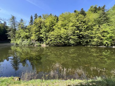 Yapay Trakoscan Gölü (Zagorje, Hırvatistan) - Die - Trakoscan oder kuenstlicher Trakoscansee (Kroatien) - Umjetno jezero ili Trakoscansko jezero (Hrvatsko zagorje, Hrvatska)
