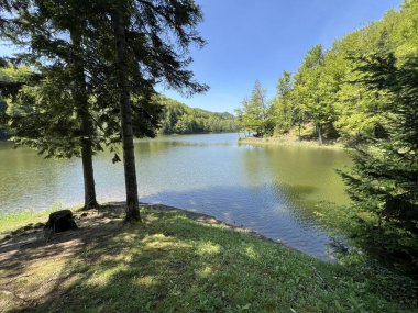 Yapay Trakoscan Gölü (Zagorje, Hırvatistan) - Die - Trakoscan oder kuenstlicher Trakoscansee (Kroatien) - Umjetno jezero ili Trakoscansko jezero (Hrvatsko zagorje, Hrvatska)