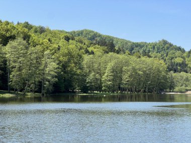 Yapay Trakoscan Gölü (Zagorje, Hırvatistan) - Die - Trakoscan oder kuenstlicher Trakoscansee (Kroatien) - Umjetno jezero ili Trakoscansko jezero (Hrvatsko zagorje, Hrvatska)