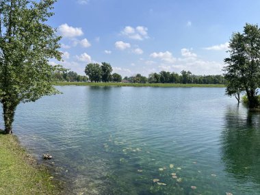 Jarun Gölü (Zagreb, Hırvatistan) - Jarun-Seen oder Zagrebs Jarun-See (Zagreb, Kroatien) - Jezero Jarun ili zagrebacko Jarunsko jezero (Zagreb, Hrvatska)