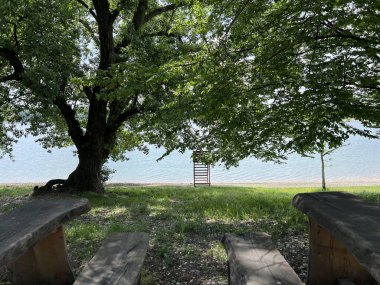 Jarun Gölü (Zagreb, Hırvatistan) - Jarun-Seen oder Zagrebs Jarun-See (Zagreb, Kroatien) - Jezero Jarun ili zagrebacko Jarunsko jezero (Zagreb, Hırvatistan))