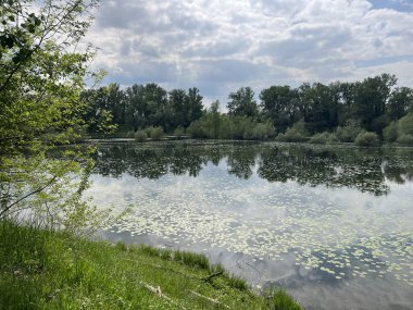 Oresje Gölü veya yapay göl Oresje (Zagreb İlçesi, Hırvatistan) - Oresje-See oder kuenstlicher (Kroatien) - Umjetno jezero Oresje (Sveta Nedelja, Hrvatska)