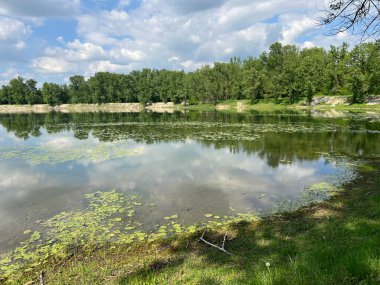 Oresje Gölü veya yapay göl Oresje (Zagreb İlçesi, Hırvatistan) - Oresje-See oder kuenstlicher (Kroatien) - Umjetno jezero Oresje (Sveta Nedelja, Hrvatska)