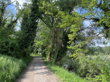 Yapay Oresje Gölü (Zagreb İlçesi, Hırvatistan) etrafında yürüyüş ve dinlenme yolları - Staze za setnju i rekreaciju oko umjetnog jezera Oresje (Sveta Nedelja, Hrvatska, Hrvatska)