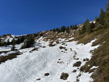 İsviçre 'nin iklim değişikliği ve küresel ısınmanın yol açtığı İsviçre Alplerindeki taze kar örtüsünün hızlandırılmış erimesi, İsviçre - Schweizer Alplerindeki Beschleunigtes Abschmelzen der Neuschneedecke in den Schweizer Alpen