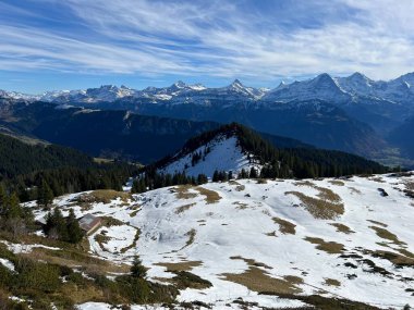 İsviçre 'nin iklim değişikliği ve küresel ısınmanın yol açtığı İsviçre Alplerindeki taze kar örtüsünün hızlandırılmış erimesi, İsviçre - Schweizer Alplerindeki Beschleunigtes Abschmelzen der Neuschneedecke in den Schweizer Alpen