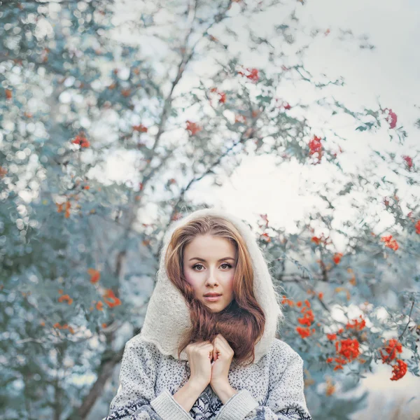 Woman in mystical woods — Stock Image Woman in mystical woods Stock Photo