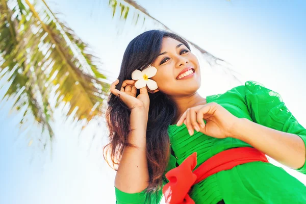 Bela menina balinesa — Fotografia de Stock