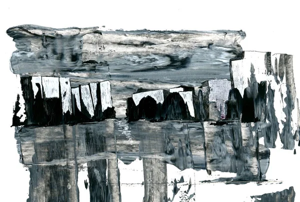 Stadt Horizont Stadtreflexion Wasser Abstrakte Illustration — Stockfoto