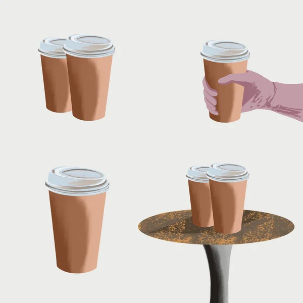 paper cups for coffee to take away