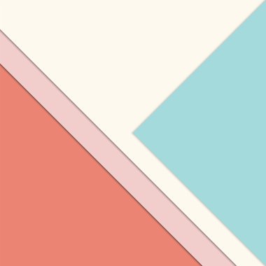 Pastel broşür düzen tasarım - katmanlı kağıt arka plan yumuşak minimalist sunu - trendcolors 2016 şeftali yankı, vantuzlu kabuk ve Rose kuvars