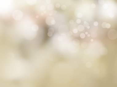 Yumuşak bulanık bokeh ışıkları ile bej arka plan