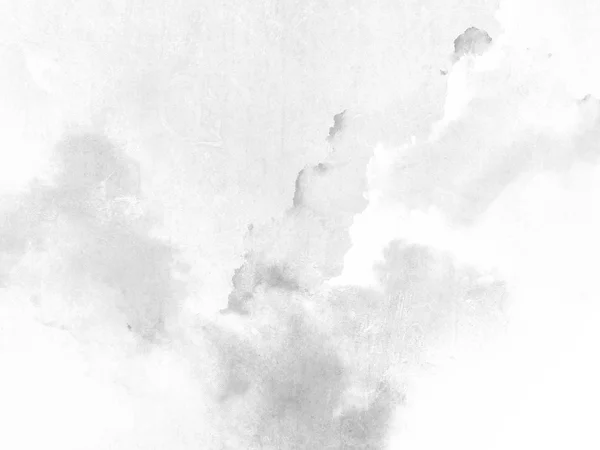 Fundo cinza branco com textura de aquarela macia — Fotografia de Stock