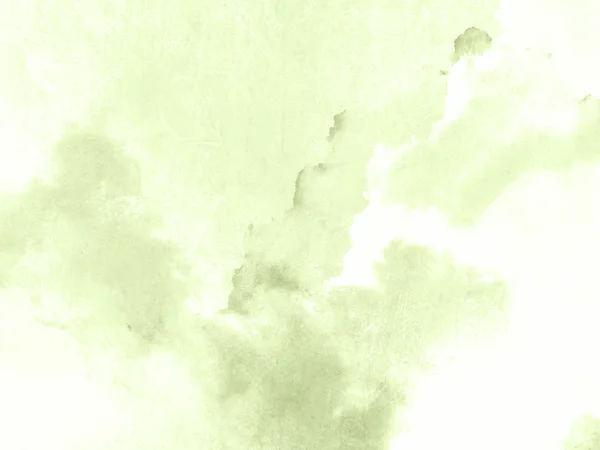 Aquarell Hintergrund grün - Pastell Frühling Textur abstrakt — Stockfoto