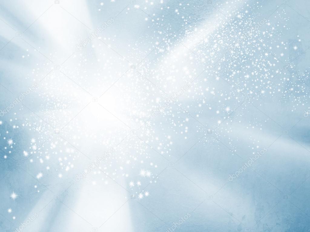 Blue starburst - dynamic background - abstract sky