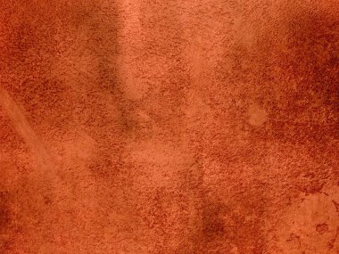 Rust orange red background abstract - dark terracotta plaster wall texture clipart