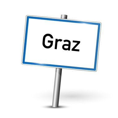 Şehir işareti - graz - Avusturya