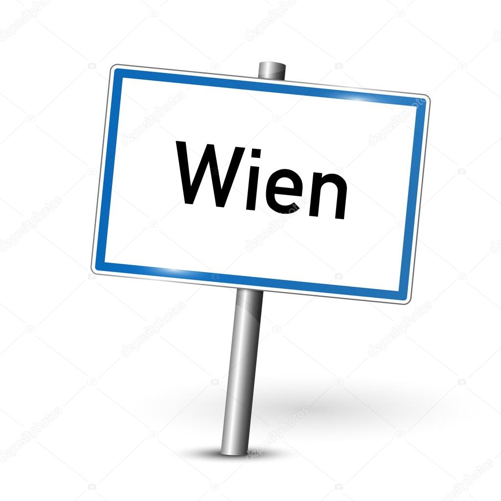 Stadt Zeichen - Wien - Wien - Österreich — Stockvektor © doozie #52150495