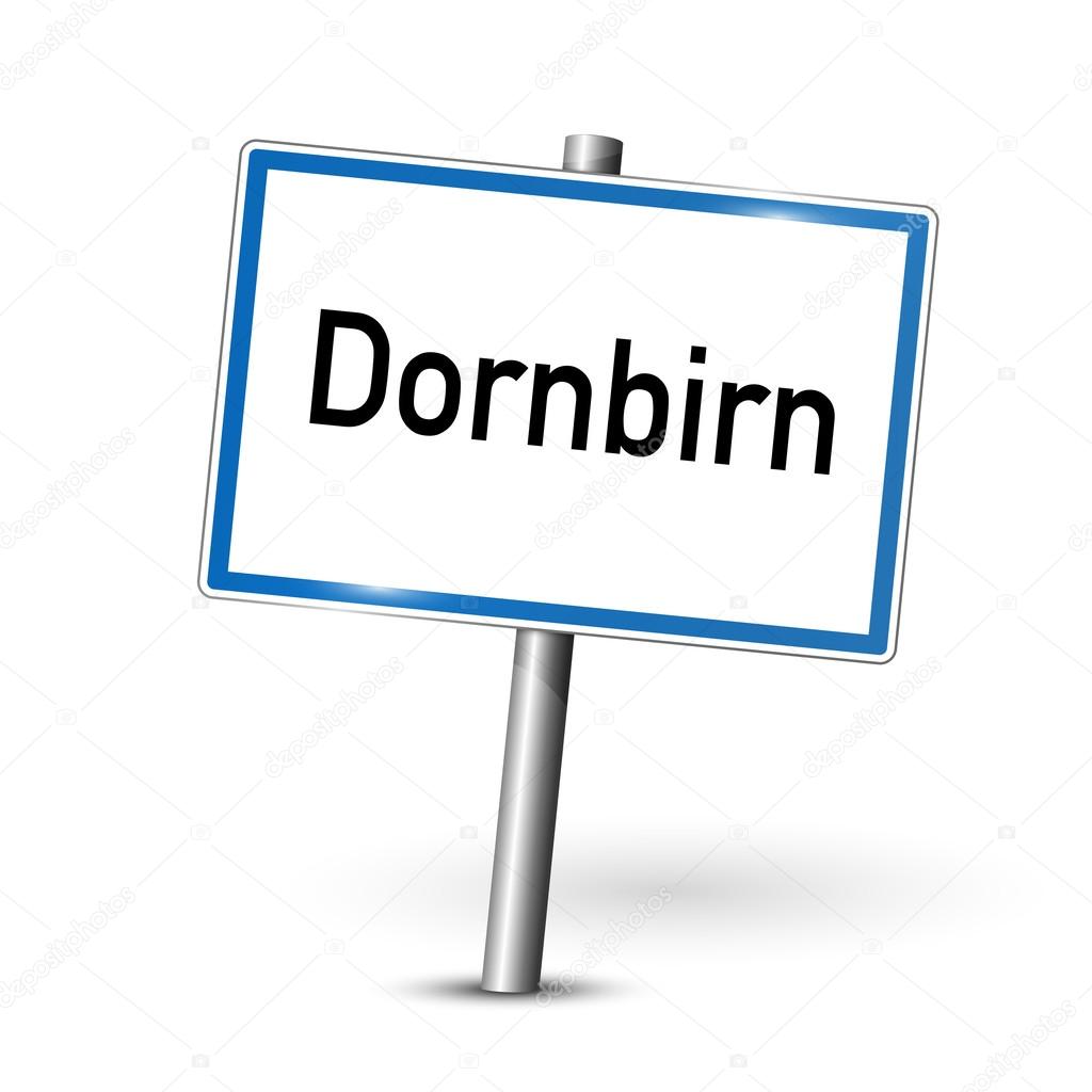 City sign - Dornbirn - Austria