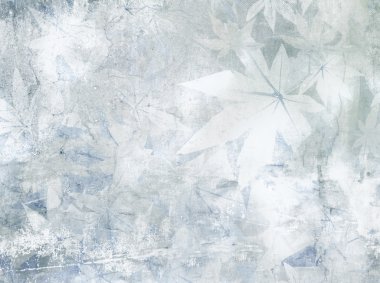Soft blue grey floral pattern - vintage flower background clipart