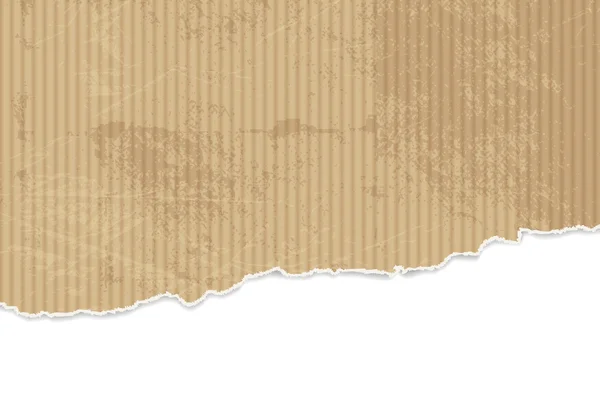 Yırtık kağıt arka plan - Oluklu karton doku yırtık kenarlar ile