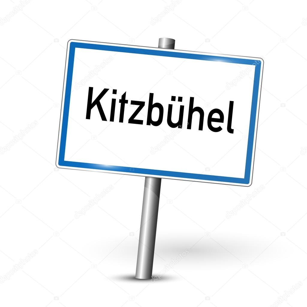 City sign - Kitzbuhel - Austria