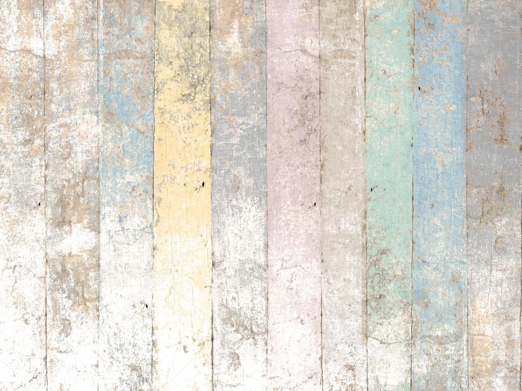 Painted wood background with pastel colors in soft vintage style