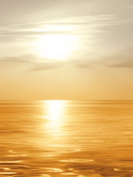 Восход солнца над морем в мягком размытом стиле — стоковое фото