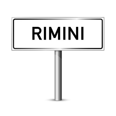 Pisa İtalya - şehir yol işaret - Tabela Pano