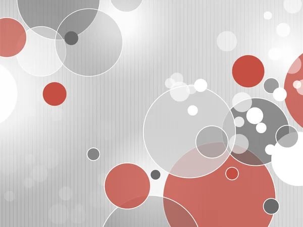 Kreis Hintergrund grau rot — Stockvektor