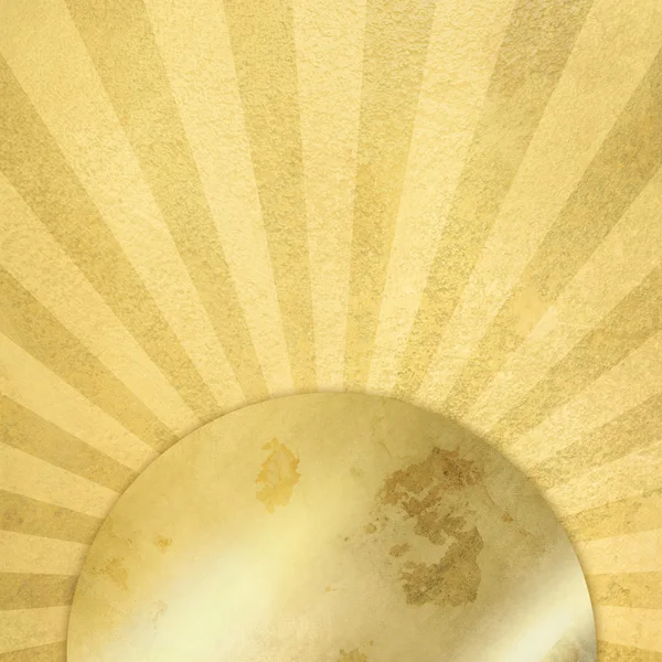 Gold background with rays - abstract sunburst — Stock Photo, Image