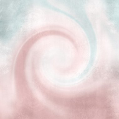 Soyut dalgalı retro tasarımı pink - arka planda yumuşak vintage renkler - eğri çizgiler burgu