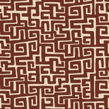 Afrika kuba etnik vektörü pürüzsüz desen