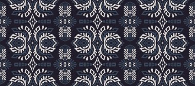 Soyut Etnik Biçim Vektörsüz Desen