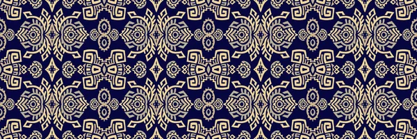 Αφηρημένο πρότυπο Ethnic Style Vector Seamless — Διανυσματικό Αρχείο